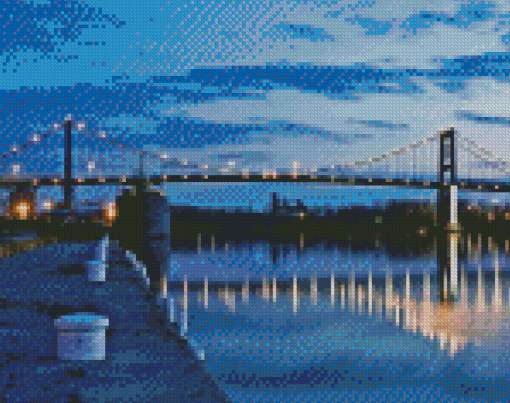 Toledo Ohio Bridge Diamond Painting