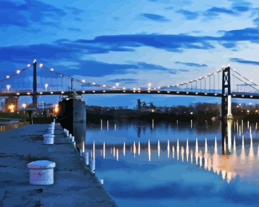 Toledo Ohio Bridge Diamond Painting