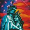 US Statue Of Liberty Diamond Painting