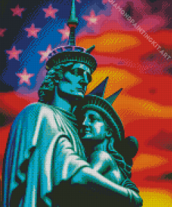 US Statue Of Liberty Diamond Painting