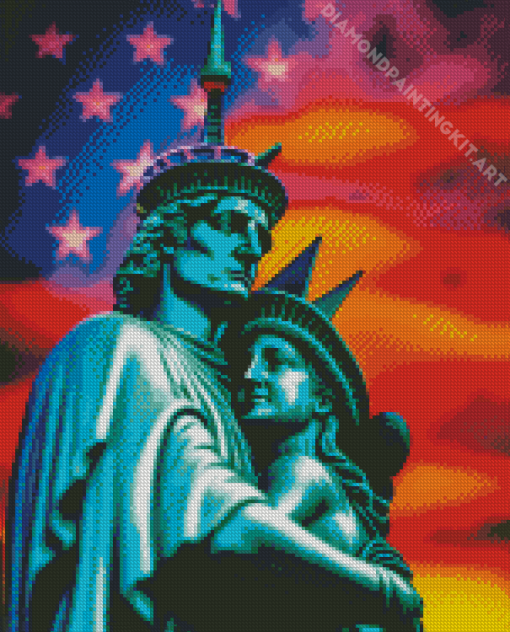 US Statue Of Liberty Diamond Painting