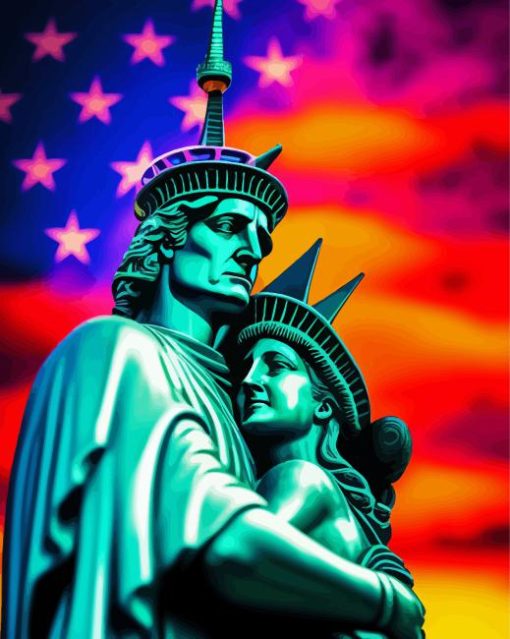 US Statue Of Liberty Diamond Painting