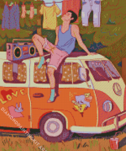 Vanlife Art Diamond Painting