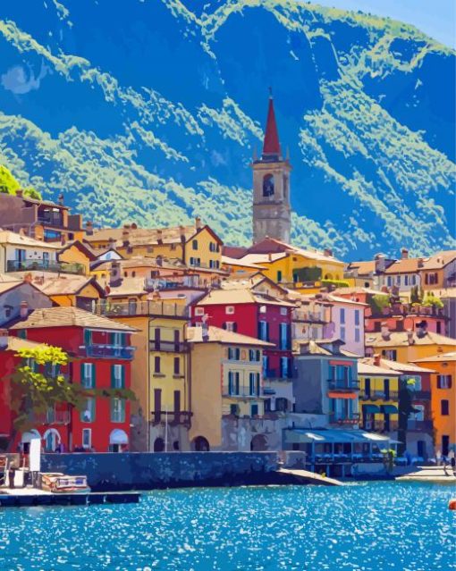 Varenna Lake Como Diamond Painting