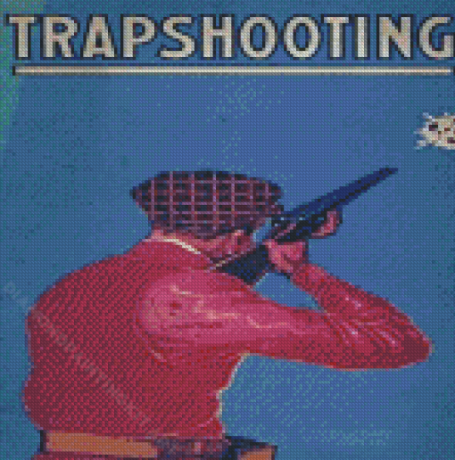 Trap Shooting Poster Diamond Painting