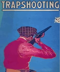 Trap Shooting Poster Diamond Painting