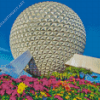 Disney Epcot Spaceship Diamond Painting