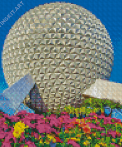 Disney Epcot Spaceship Diamond Painting