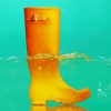 Yellow Rain Boots Diamond Painting