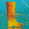 Yellow Rain Boots Diamond Painting