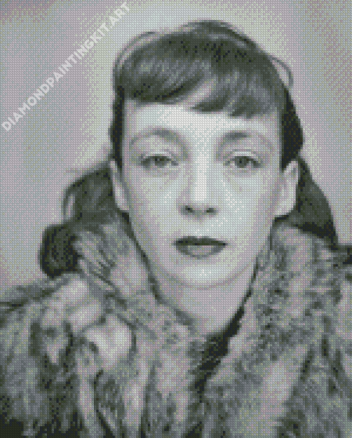 Novelist Marguerite Duras Diamond Painting