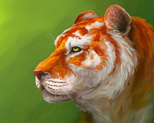 Abstract Golden Tiger Diamond Painting