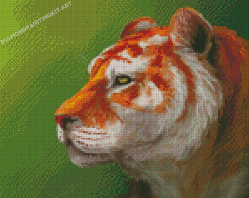 Abstract Golden Tiger Diamond Painting