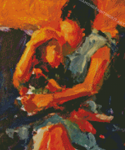 Abstract Mom Diamond Painting