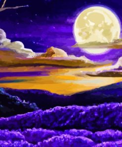 Blossom Moon Diamond Painting