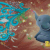 Aesthetic Elephant Baby Diamond Painting