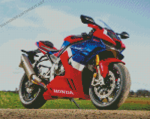 Aesthetic Fireblade Diamond Painting