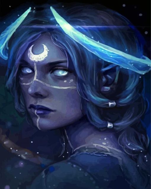 Goddess Of Night Diamond Painting