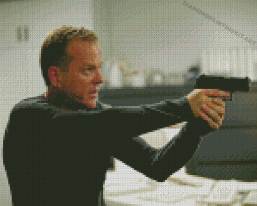 Aesthetic Jack Bauer Diamond Painting