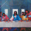 Black Last Supper Diamond Painting