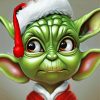 Yoda Santa Eyes Diamond Painting