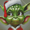 Yoda Santa Eyes Diamond Painting