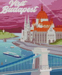 Budapest Bridge Diamond Painting