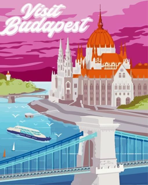 Budapest Bridge Diamond Painting