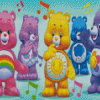 Colorful Teddies Diamond Painting