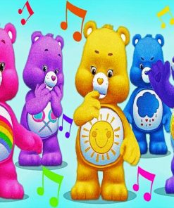 Colorful Teddies Diamond Painting