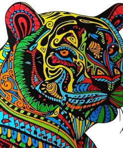 Colorful Tiger Mandala Diamond Painting