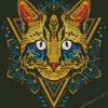 Cat Mandala Diamond Painting