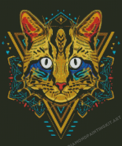 Cat Mandala Diamond Painting