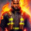 Cool Firefighter Diamond Painting