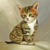 Tabby Kitten Diamond Painting