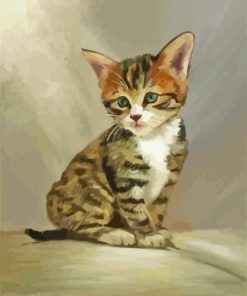 Tabby Kitten Diamond Painting