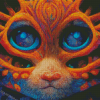 Double Eyed Cat Diamond Painting