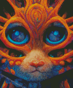 Double Eyed Cat Diamond Painting