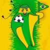 Fifa Mascot Brazil Diamond Painting