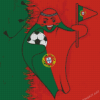 Fifa Mascot Portugal Diamond Painting