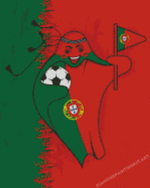 Fifa Mascot Portugal Diamond Painting