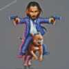 John Wick Dog Diamond Painting