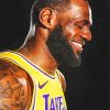 Lebron James Lakers Diamond Painting