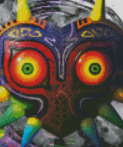 Legend Of Zelda Majora Mask Diamond Painting