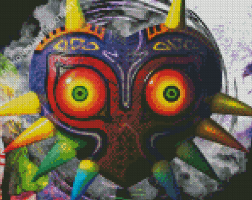 Legend Of Zelda Majora Mask Diamond Painting