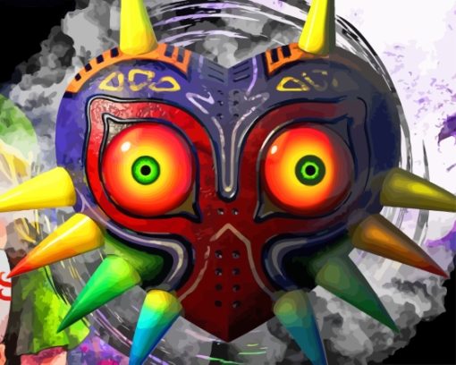 Legend Of Zelda Majora Mask Diamond Painting