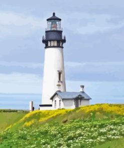 Lighthouse Yaquina Head Diamond Painting