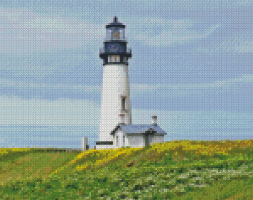 Lighthouse Yaquina Head Diamond Painting