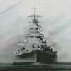 Military German Battleship Diamond Painting