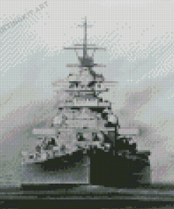 Military German Battleship Diamond Painting